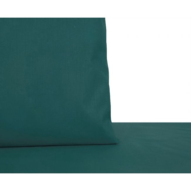 Tkanina morska zielona bawełna, dekoracyjna, pościelowa, 140 g/m2