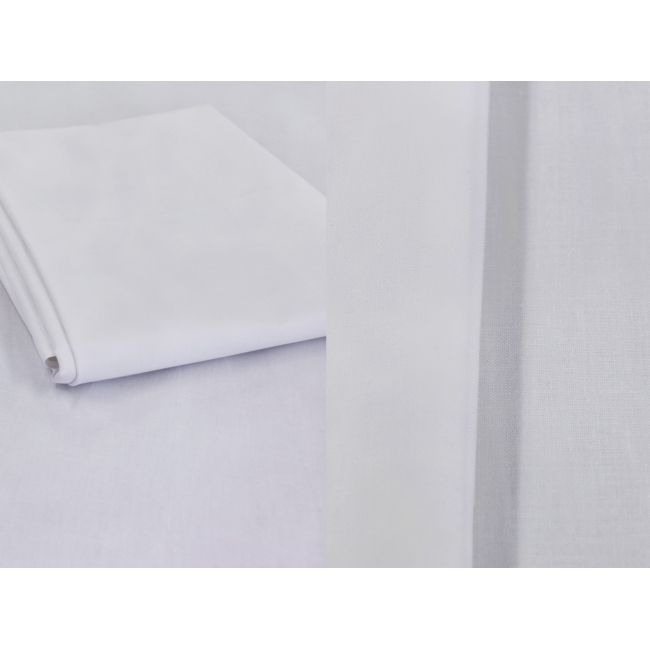 Tkanina na fartuchy, MEDICAL, białe płótno bawełniane
