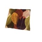 Tkanina obiciowa tapicerska w liście, bordowa