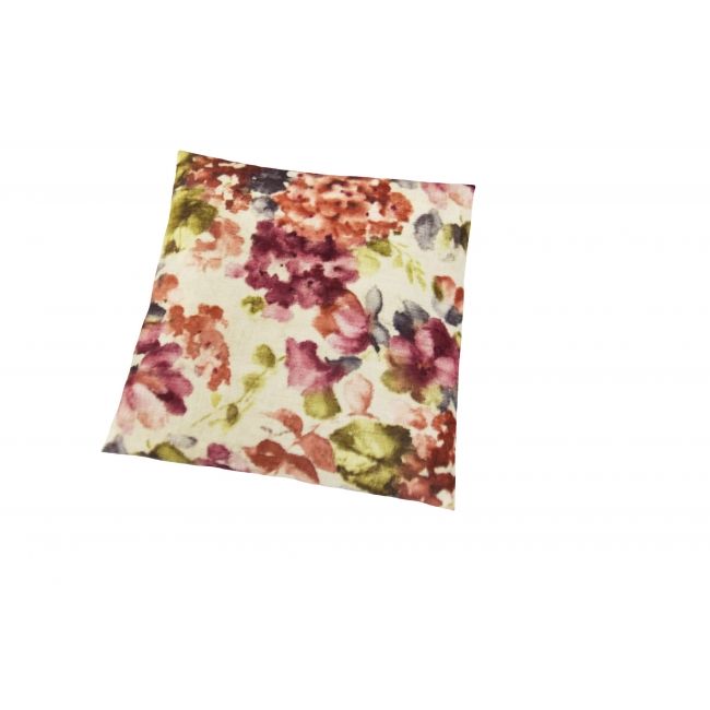 Tkanina obiciowa tapicerska w kwiaty, czerwień