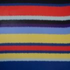 Tkanina szyfon w szerokie kolorowe pasy, wzór 2